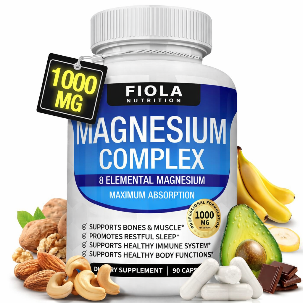 Fiola Magnesium Complex 8 Essential Magnesium Supplement 1000mg